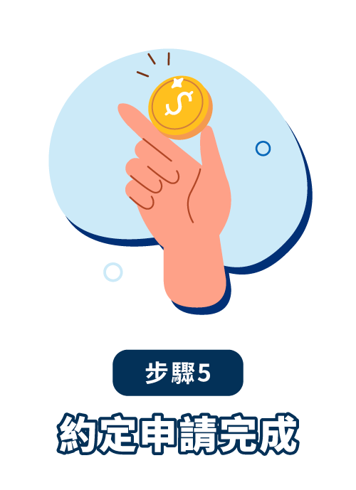 步驟5-約定申請完成